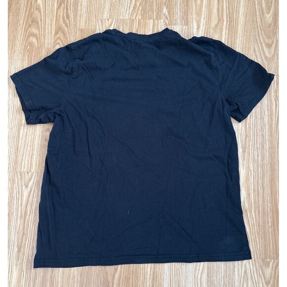 Skull T Shirt Action Apparel Men L/G Cotton Casual Crew Neck Short Sleeve Black - Picture 4 of 5